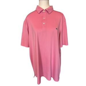 Vineyard Vines | Pink Men's Performance Polo | XL